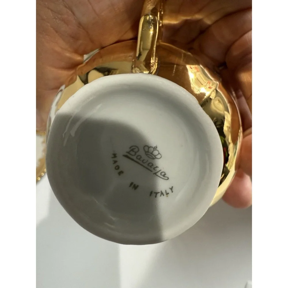 Love Story Tea Pot Set Made in‎ Italy by Bavaria 18 Pieces NEW & UNUSED